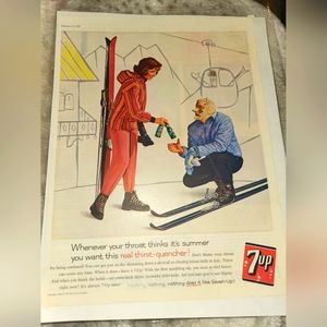 1960s 7-up advertisement, authentic